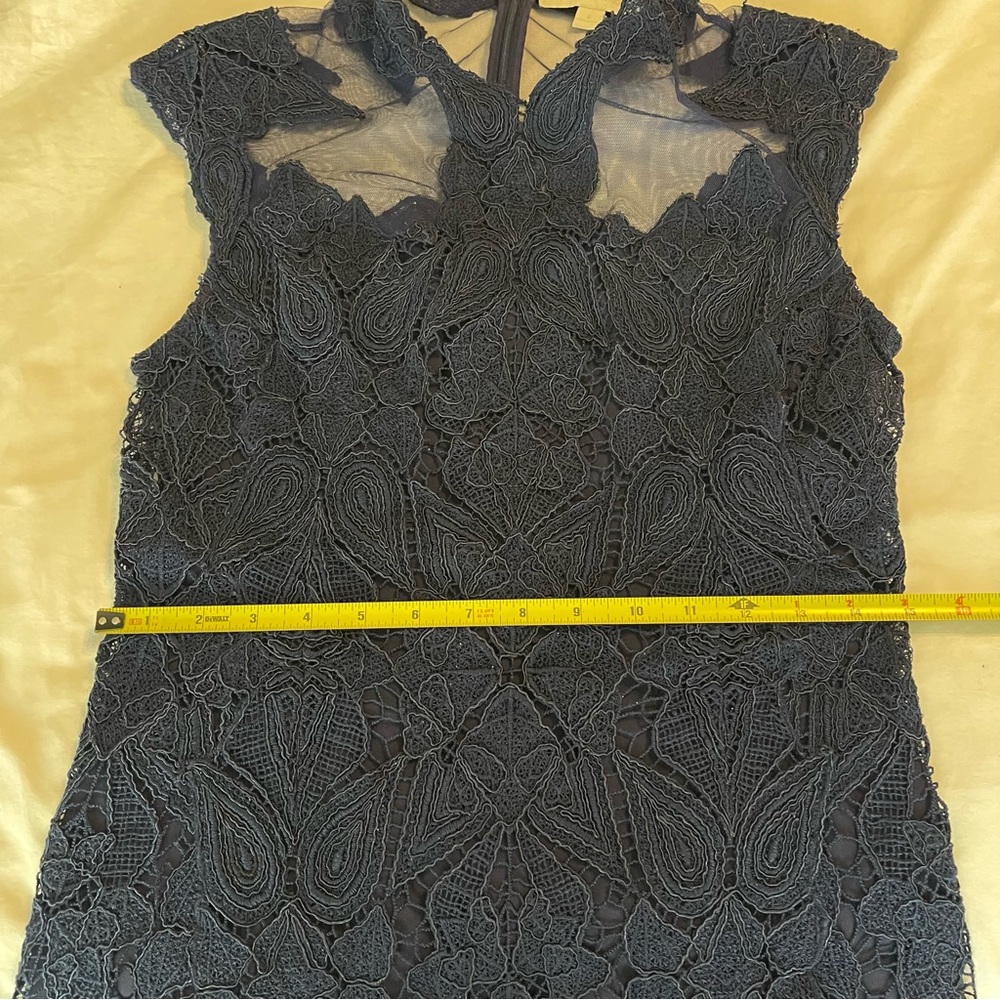 Jonathan Simkhai Jersey and‎ tulle-trimmed corded lace mini dress - Picture 13 of 16